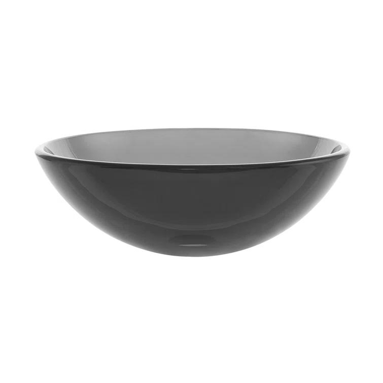Cascade 16.5 Glass Vessel Sink with Faucet