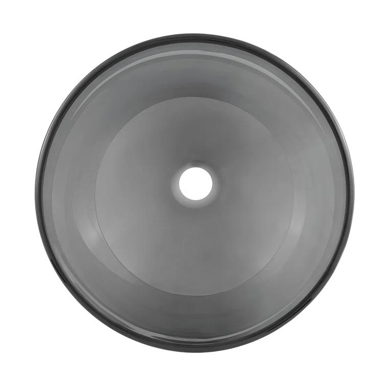 Cascade 16.5 Glass Vessel Sink with Faucet