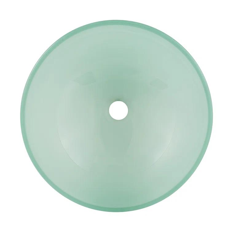Cascade 16.5 Glass Vessel Sink with Faucet