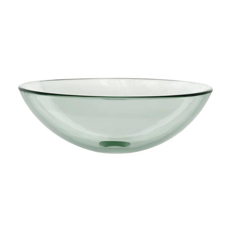 Cascade 16.5 Glass Vessel Sink with Faucet