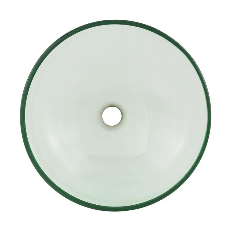 Cascade 16.5 Glass Vessel Sink with Faucet