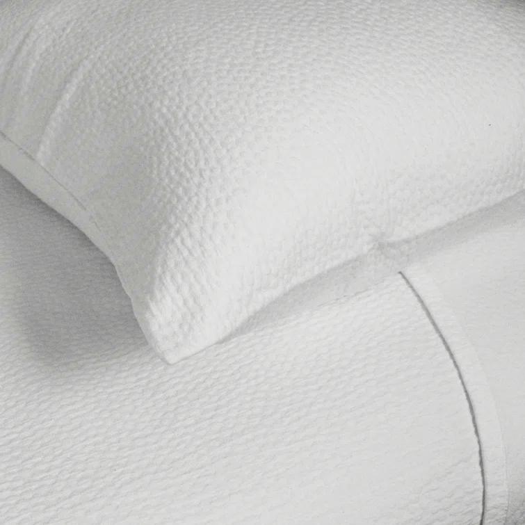 Bubble Matelasse Modern & Contemporary Cotton Geometric Shapes Coverlet Set