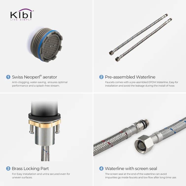 Circular X Single-Hole Single-handle Bathroom Faucet