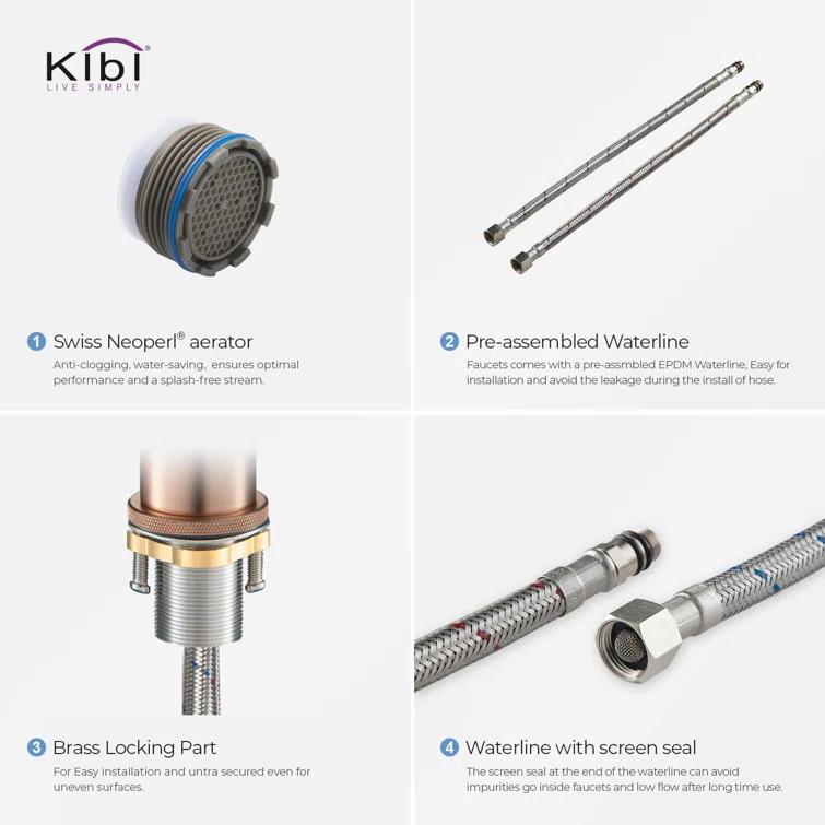 Circular X Single-Hole Single-handle Bathroom Faucet