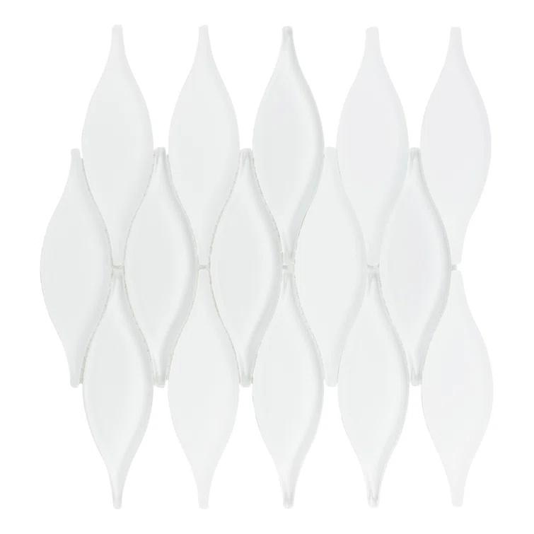 Zeille Glass and Metal Arabesque Mosaic Kitchen Backsplash, Bathroom, Shower, Wall and Floor Tile