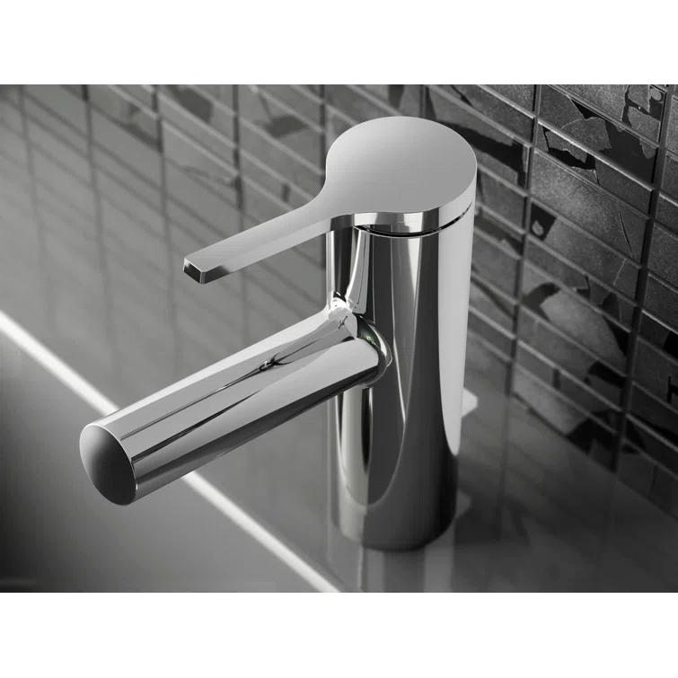 Kohler Elate Single-Handle Bathroom Faucet with Pop-Up Drain Assembly, One Hole Bathroom Sink Faucet, 1.2 gpm