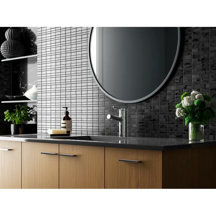 Kohler Elate Single-Handle Bathroom Faucet with Pop-Up Drain Assembly, One Hole Bathroom Sink Faucet, 1.2 gpm