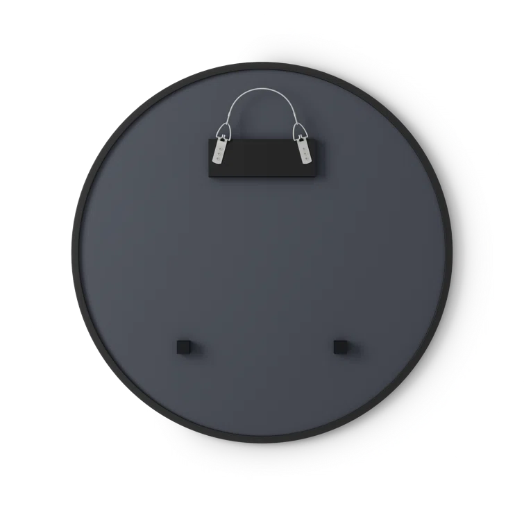 Hub Rubber Round Mirror