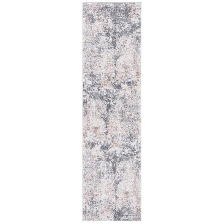Hassell Abstract Light Gray/Gray Area Rug