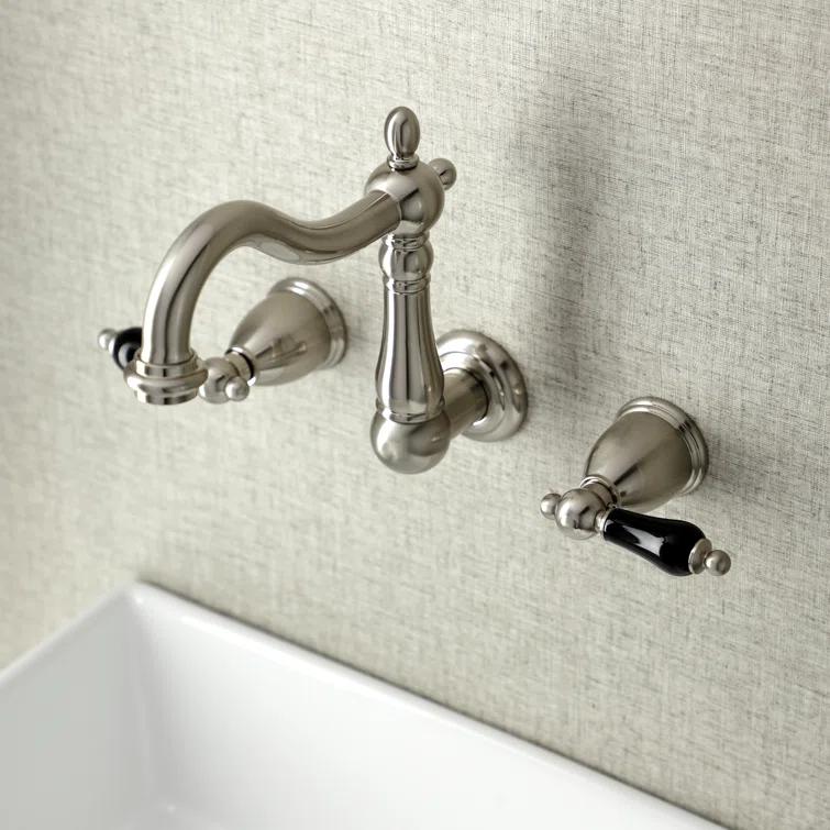 Kingston Brass Duchess Two-Handle Wall Mount Bathroom Faucet