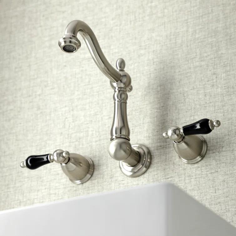 Kingston Brass Duchess Two-Handle Wall Mount Bathroom Faucet