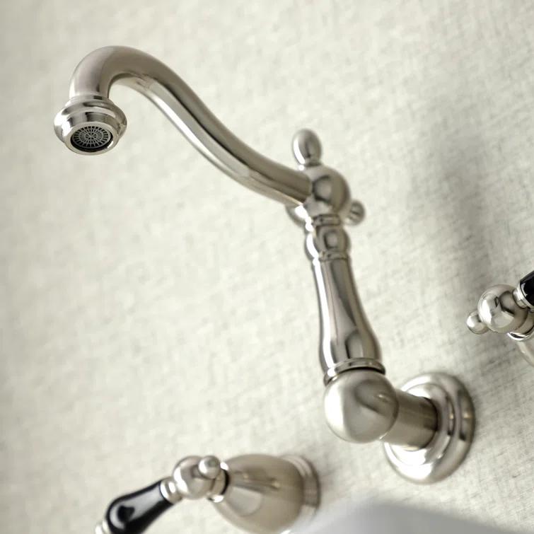 Kingston Brass Duchess Two-Handle Wall Mount Bathroom Faucet