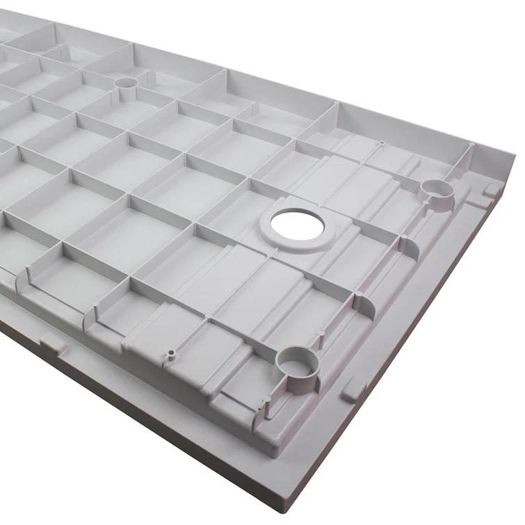 Transolid FLU6032L-39 60'' W 32'' D Rectangular Single Shower Base
