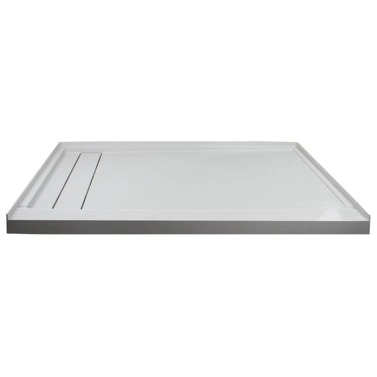 Transolid FLU6032L-39 60'' W 32'' D Rectangular Single Shower Base