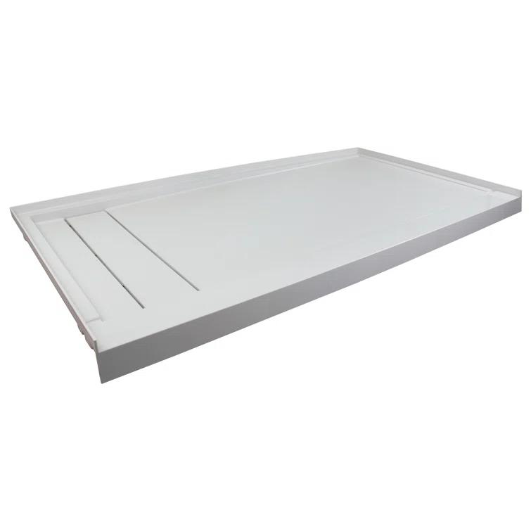 Transolid FLU6032L-39 60'' W 32'' D Rectangular Single Shower Base