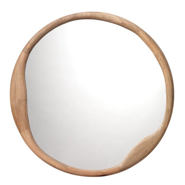 Doreen Round Mirror - Natural