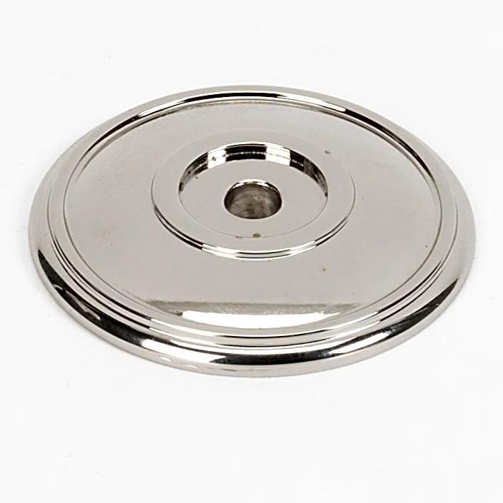 Polished Nickel Traditional Interior Door Rosette Set