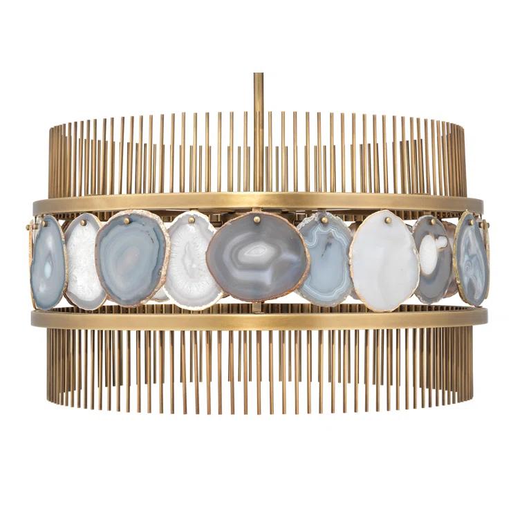 8 - Light Dimmable Round/Oval Chandelier