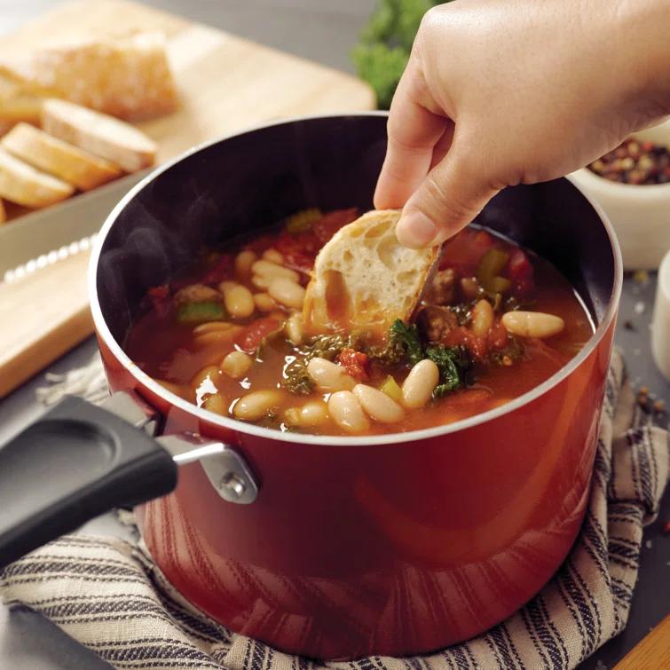 Tramontina Tramontina Aluminum Non Stick Sauce Pan 6 Pc Nesting Set