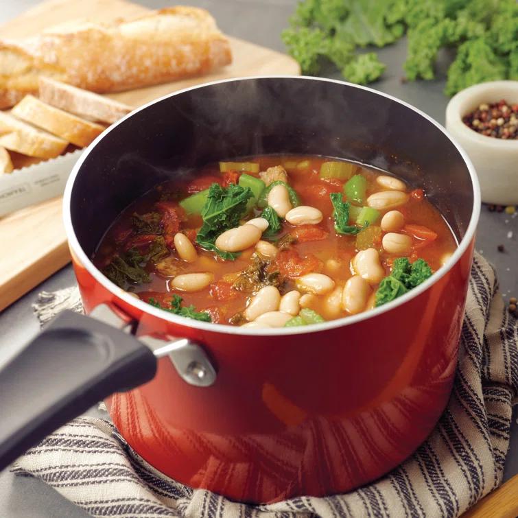 Tramontina Tramontina Aluminum Non Stick Sauce Pan 6 Pc Nesting Set