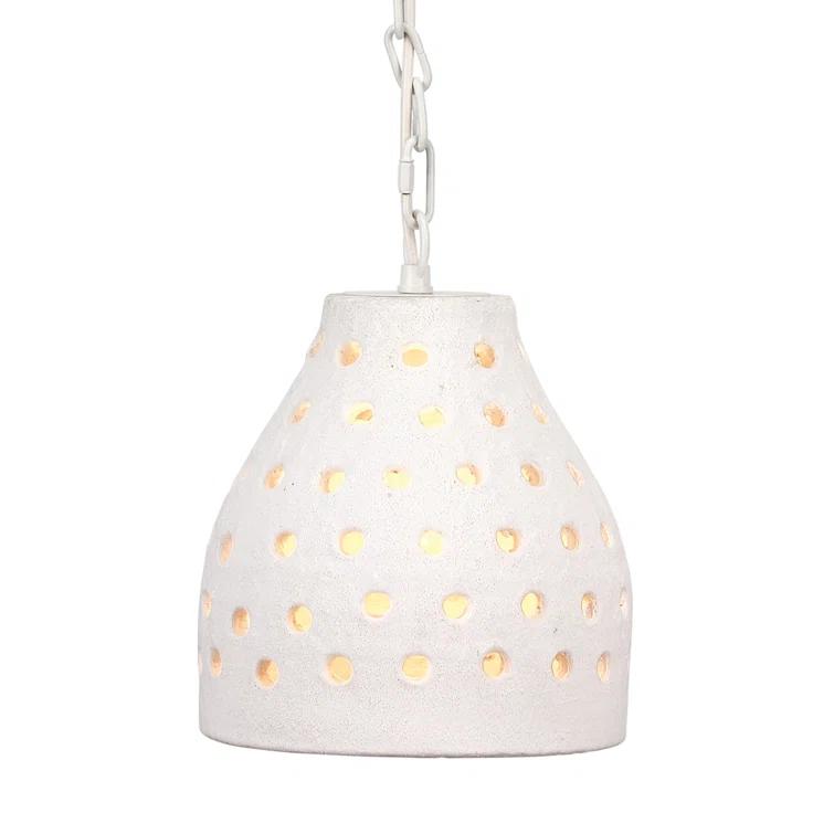 Pristina Single Light Ceramic Dimmable Pendant