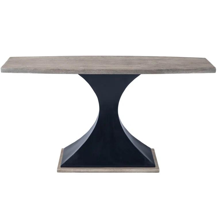 Butler Specialty Lidiya Wood And Metal Console Table In Gray