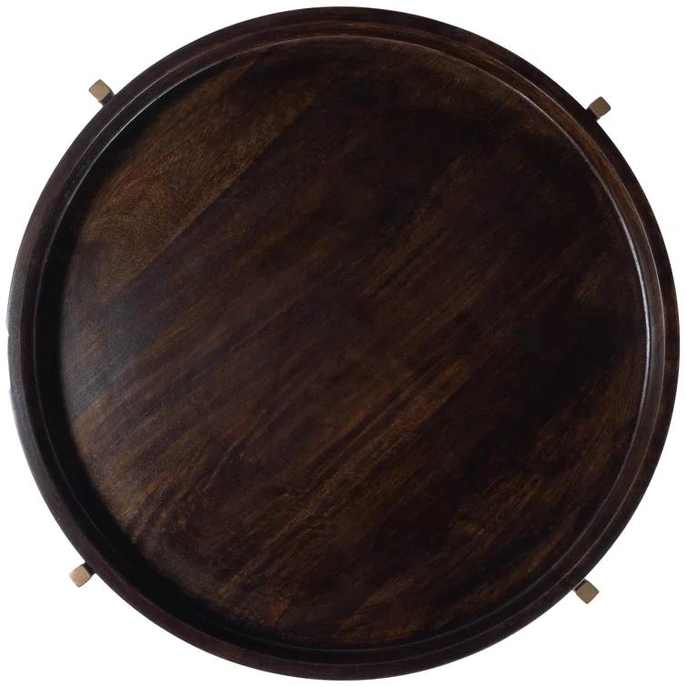 Butler Specialty Damirra Wood And Metal Accent Table In Brown