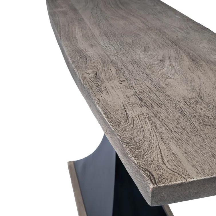 Butler Specialty Lidiya Wood And Metal Console Table In Gray