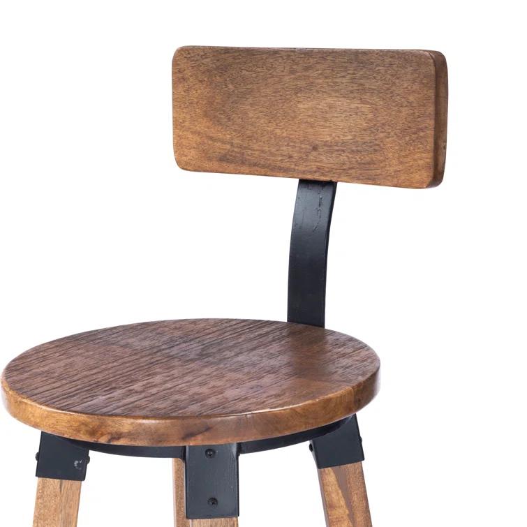 Butler Specialty Masterson Wood & Metal Counter Stool In Beige