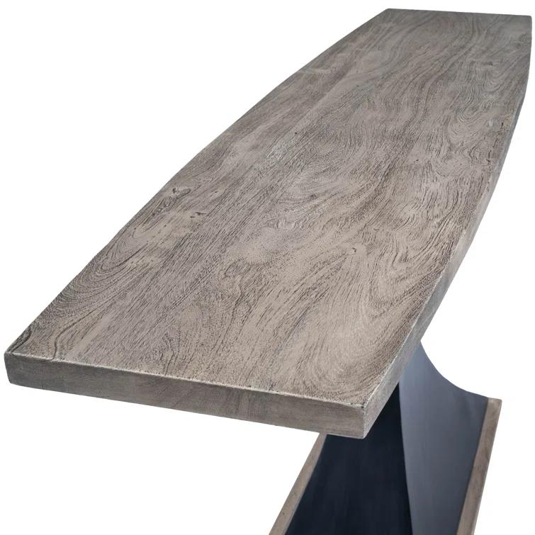 Butler Specialty Lidiya Wood And Metal Console Table In Gray