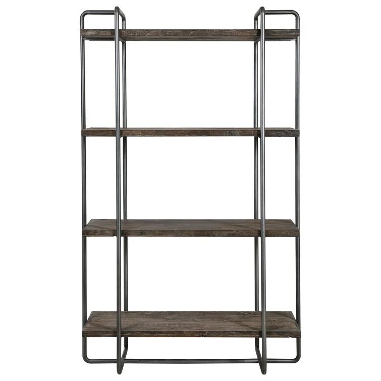 Geffrey Wide Etagere Bookcase
