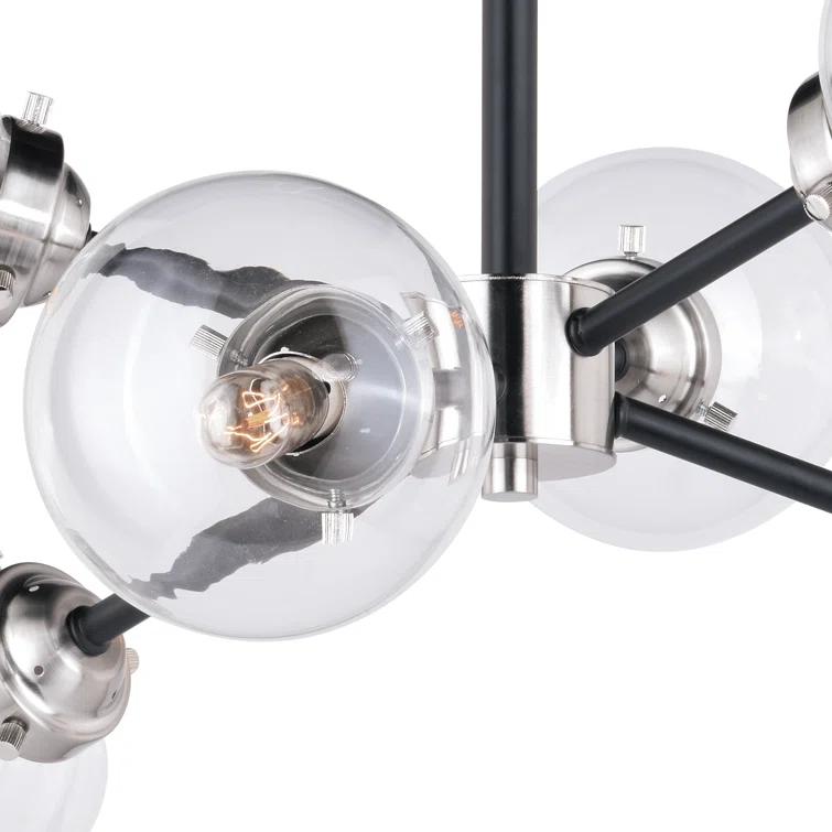 Blevins Glass Semi Flush Mount