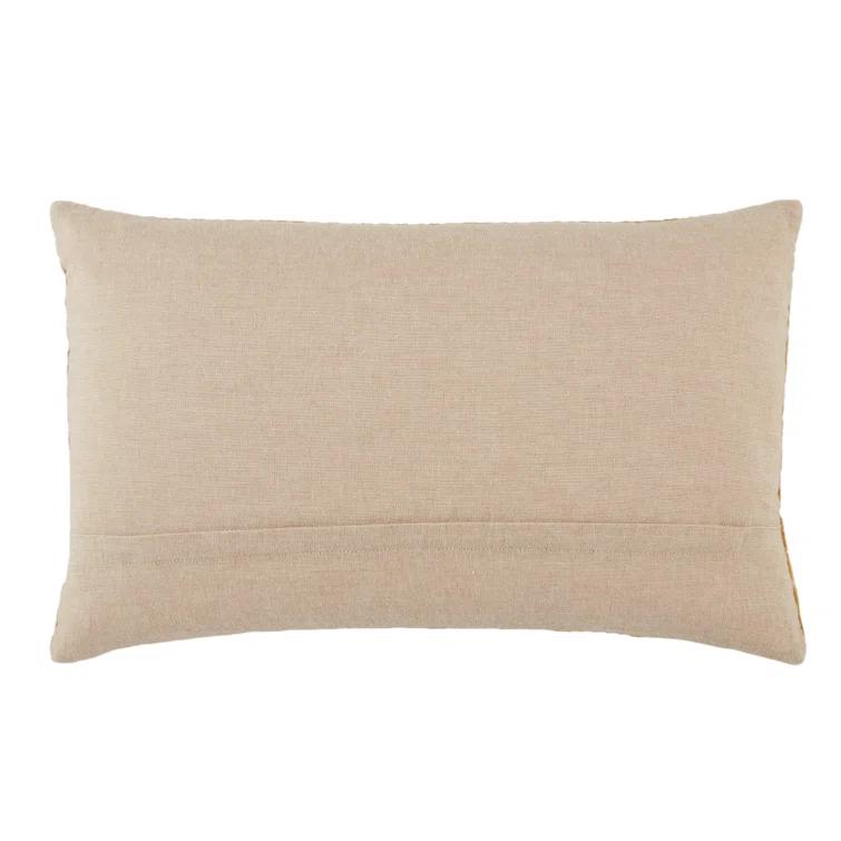 Ryans Embroidered Cotton Lumbar Throw Pillow