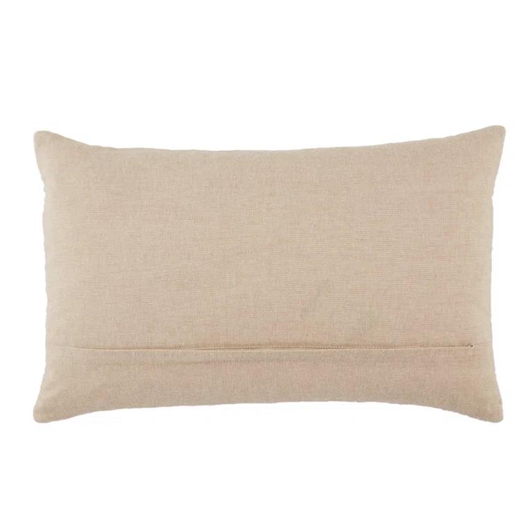Ryans Embroidered Cotton Lumbar Throw Pillow