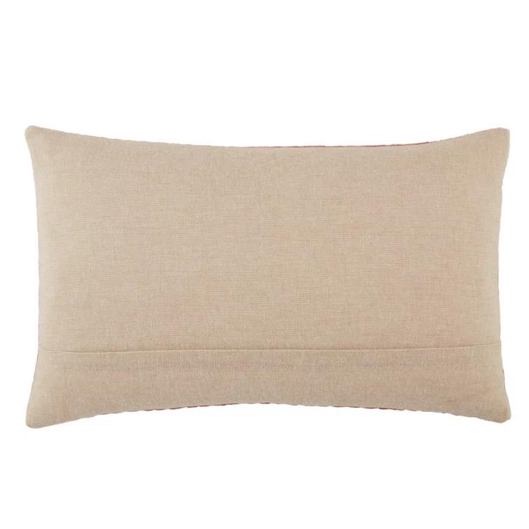 Ryans Embroidered Cotton Lumbar Throw Pillow