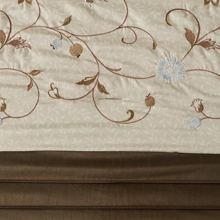Serene Embroidered 7 Piece Comforter Set