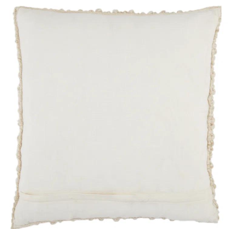 Toulon Embroidered Wool Throw Pillow