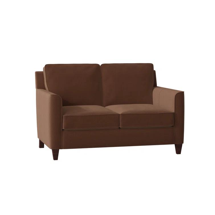 Yorba 54.5'' Leather Loveseat
