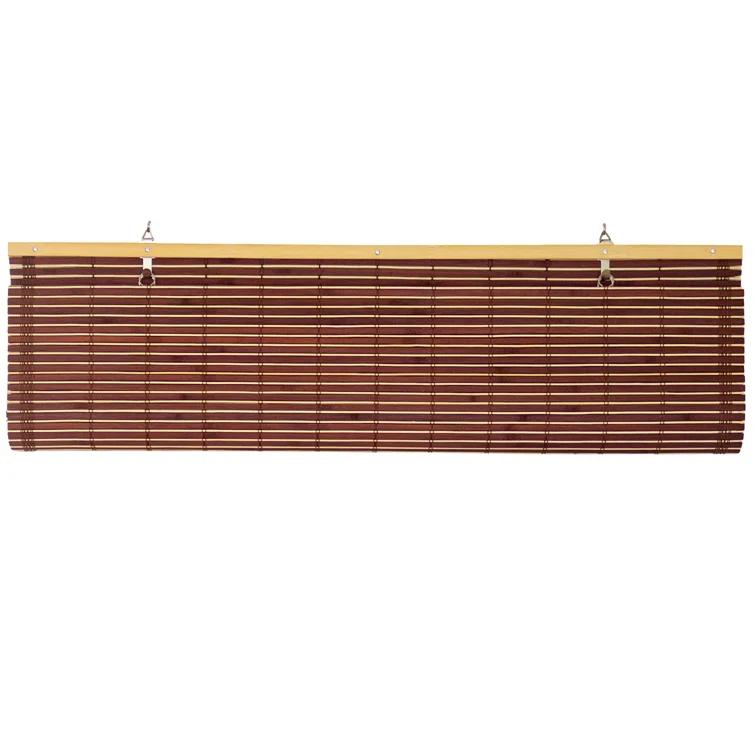 Bamboo Cordless Window Shade - Mahogany 60" W
