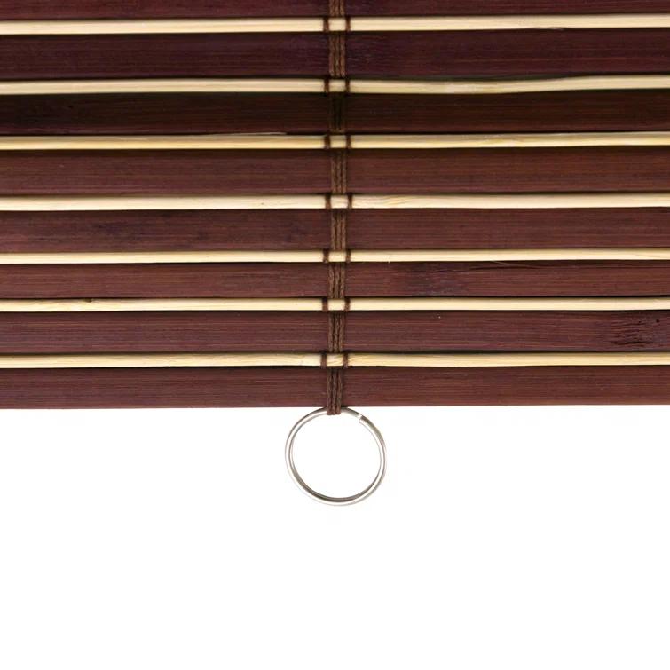 Bamboo Cordless Window Shade - Mahogany 60" W