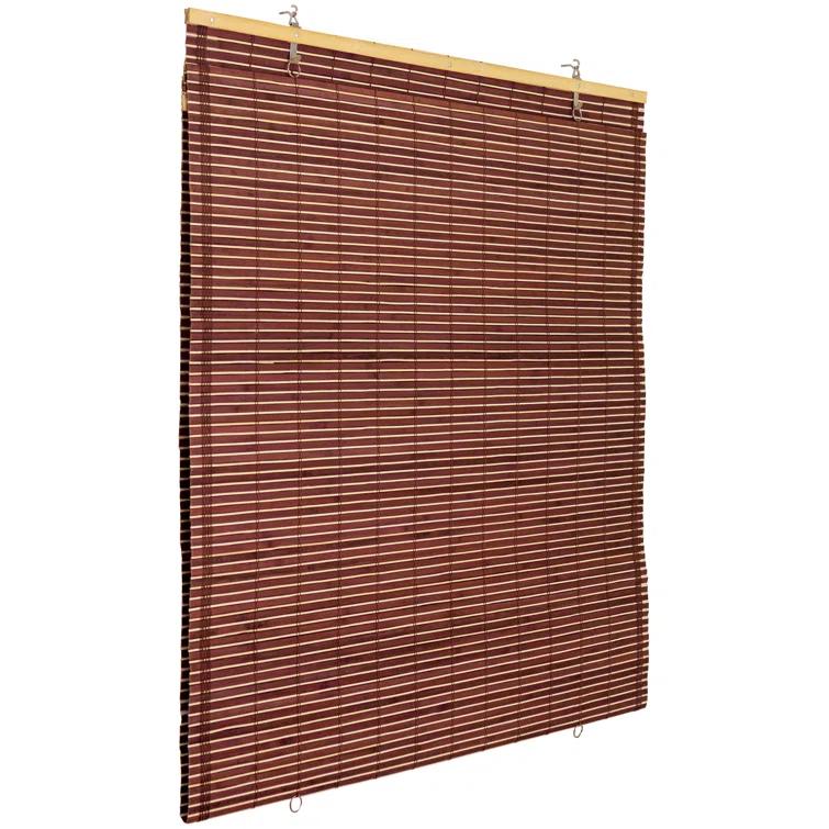 Bamboo Cordless Window Shade - Mahogany 60" W