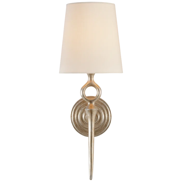 Bristol 18" Silver Direct Wired Dimmable Sconce