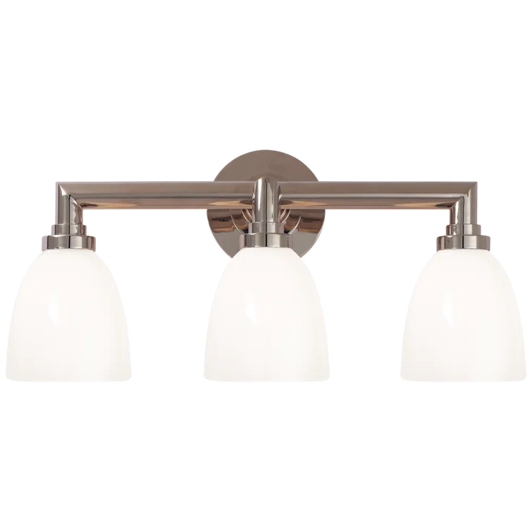 Wilton Chrome 3-Light Dimmable Vanity Light
