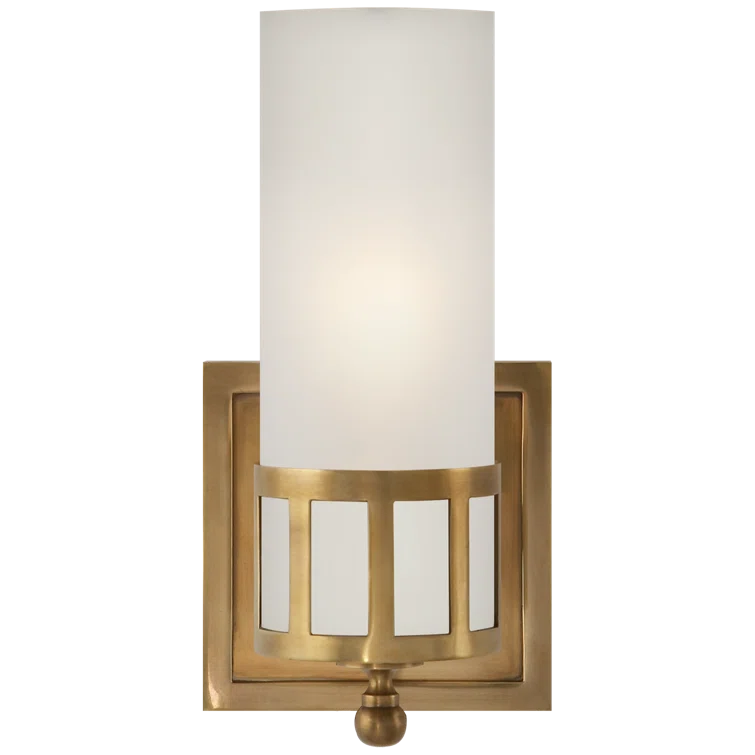 Eco-Friendly 9" Brass & Bronze Dimmable Wall Sconce