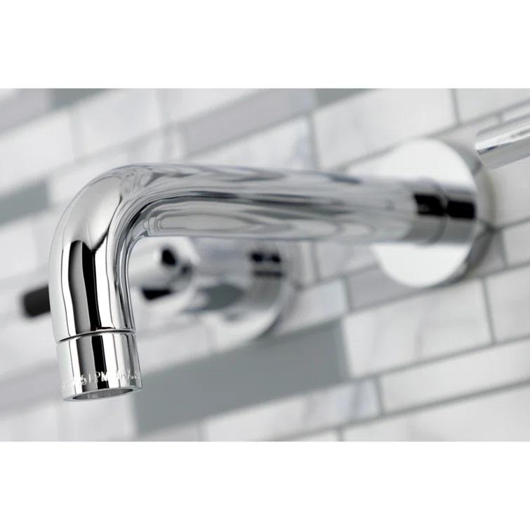 Kingston Brass Kaiser Two-Handle Wall Mount Bathroom Faucet