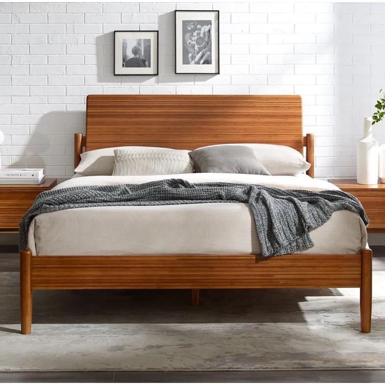 Greenington Monterey Queen Platform Bed, Amber