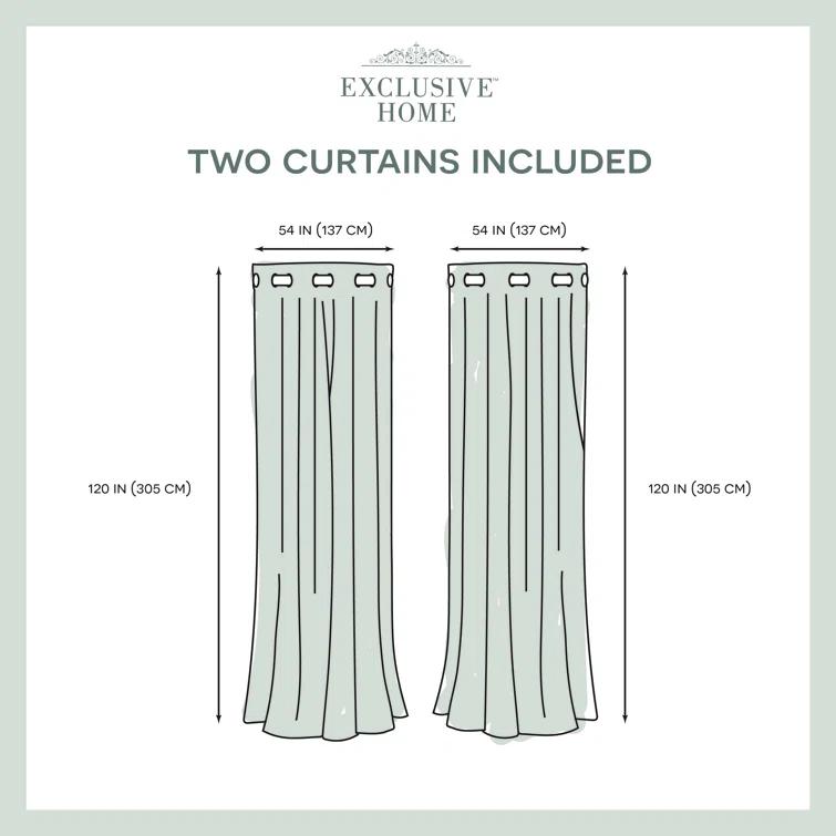 Cabana Solid Heavyweight Indoor Outdoor Curtains