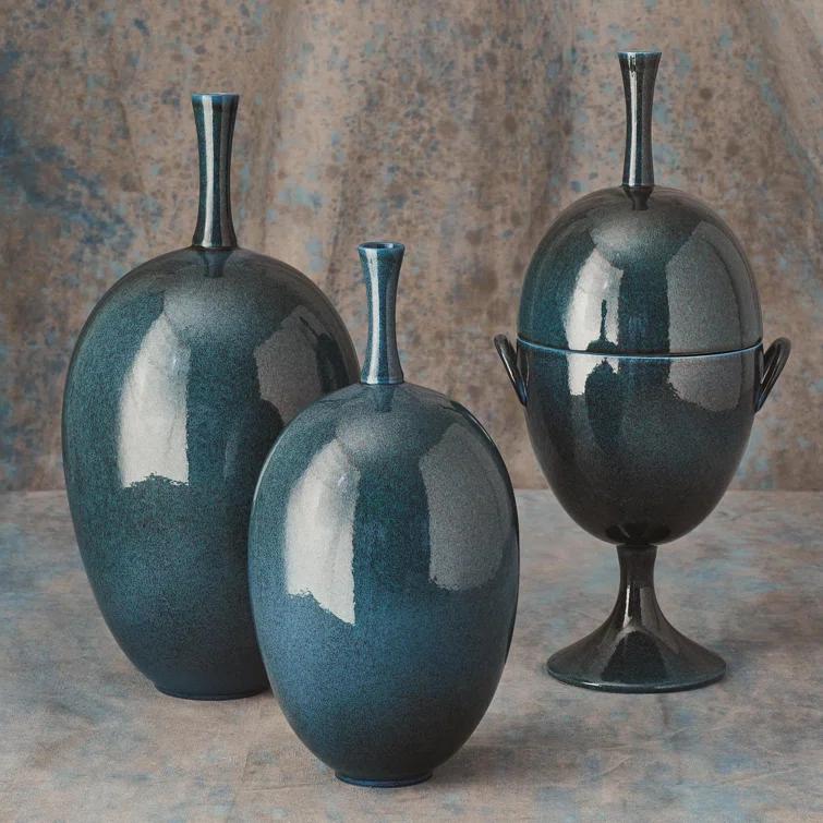 Global Views Ovoid Vase-Celestial-Sm