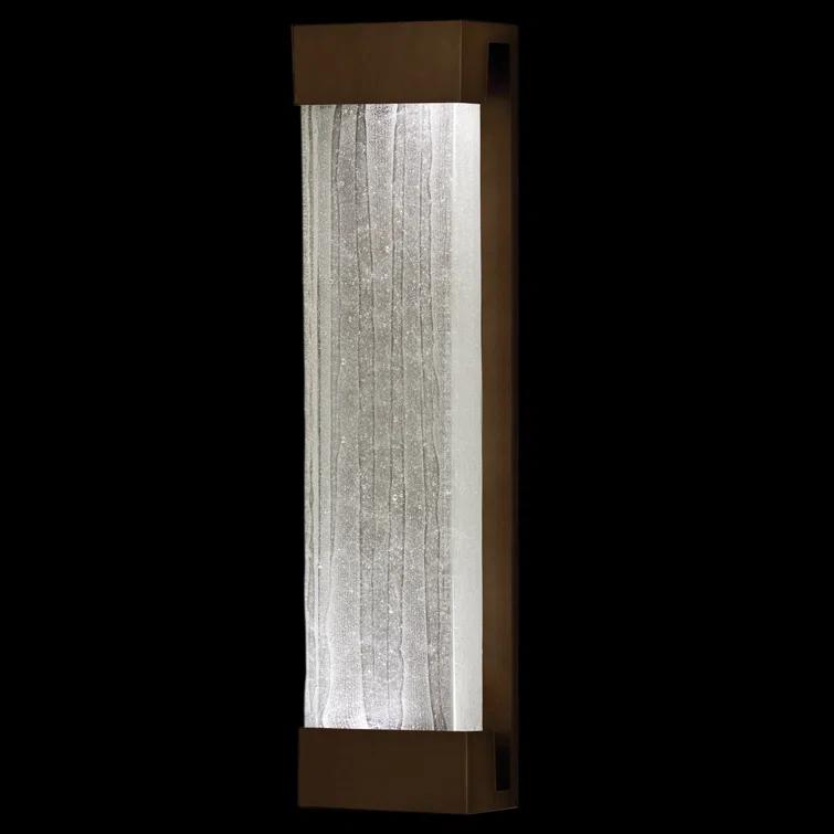 Fine Art Handcrafted Lighting Crystal Bakehouse 30" Sconce in , 30" H x 7" W x 4" D