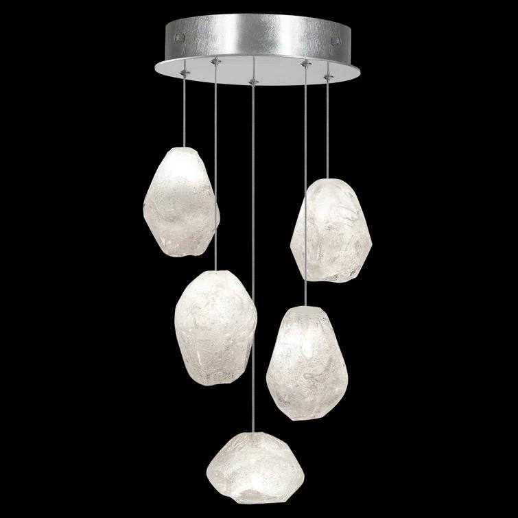 Fine Art Handcrafted Lighting Natural Inspirations 12" Round Pendant